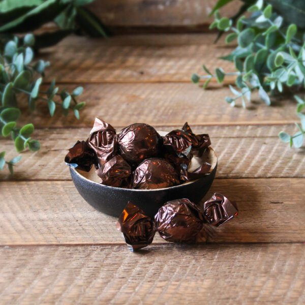 Fyldte chokoladekugler - Karamel/Havsalt