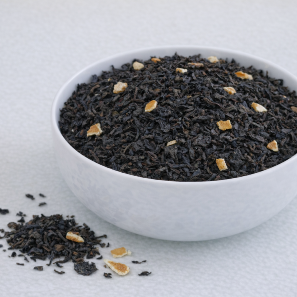 Sort Orange Te fra Carstensens Tehandel. Sort te i løsvægt